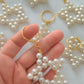 Celestial Pearl Star Keyring