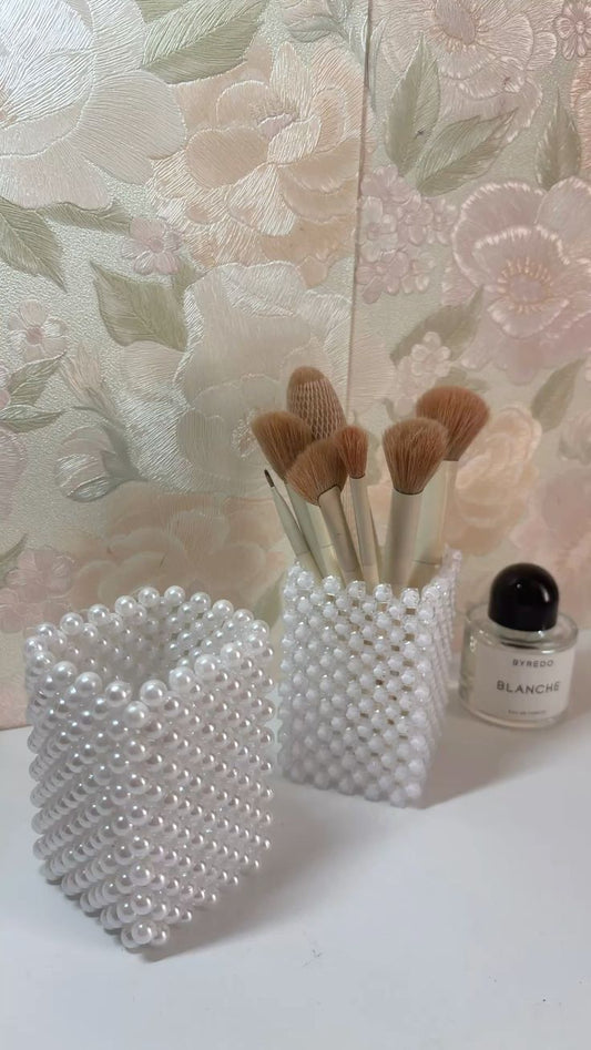 Luxury Pearl Makeup Organizer Box