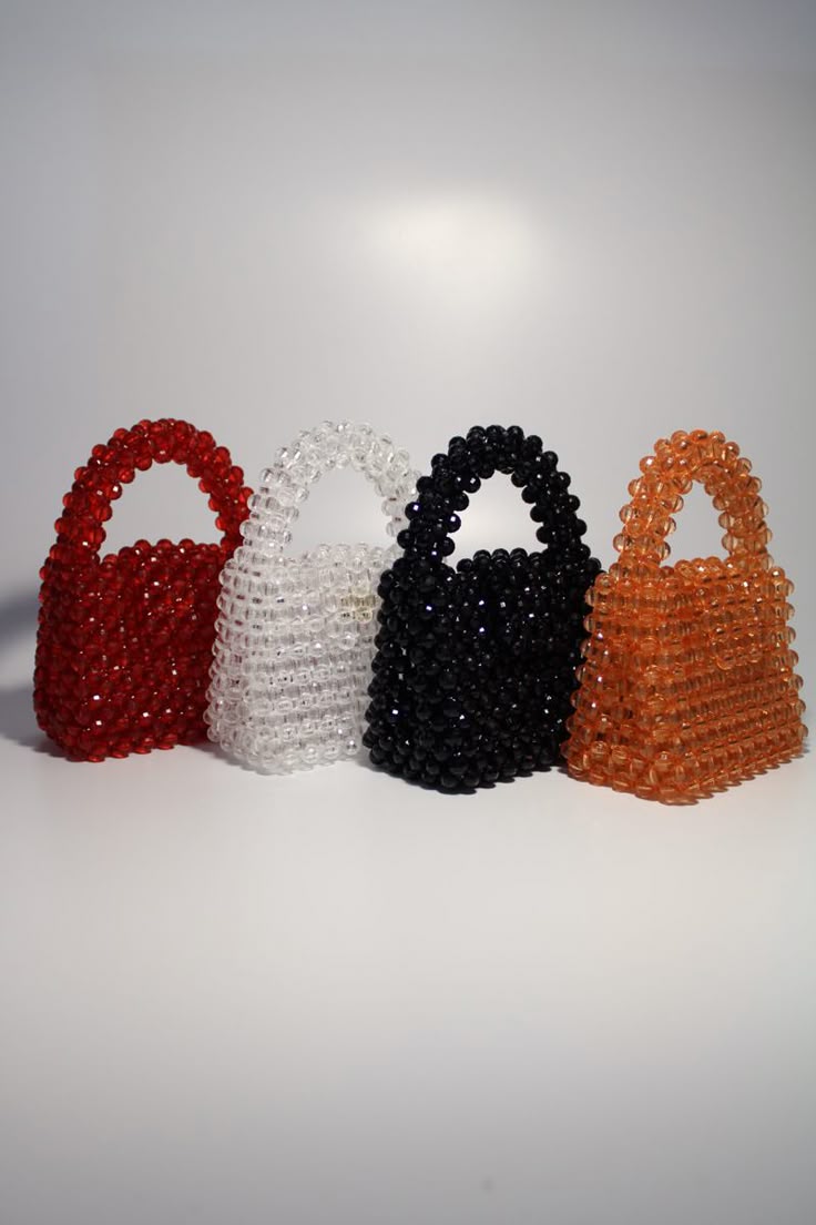 Mini Beaded Bag Keychain & Bag Charm