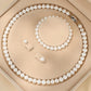Luxe Pearl Jewelry Set – Necklace, Bracelet & Earrings