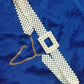 Elegant Faux Pearl Waist Belt